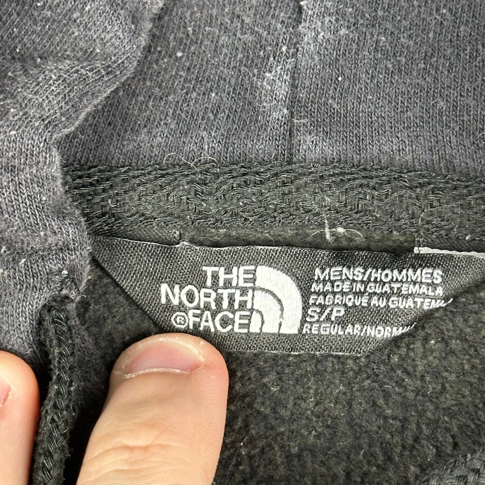 The North Face Hoodie Mens Small Black Pullover Hooded Sweatshirt